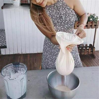 1 шт. Нейлоновый сетчатый фильтр-мешок для сыра, чая, молока, многоразовый фильтр для заваривания кофе, кухонные принадлежности, гаджеты, дуршлаги