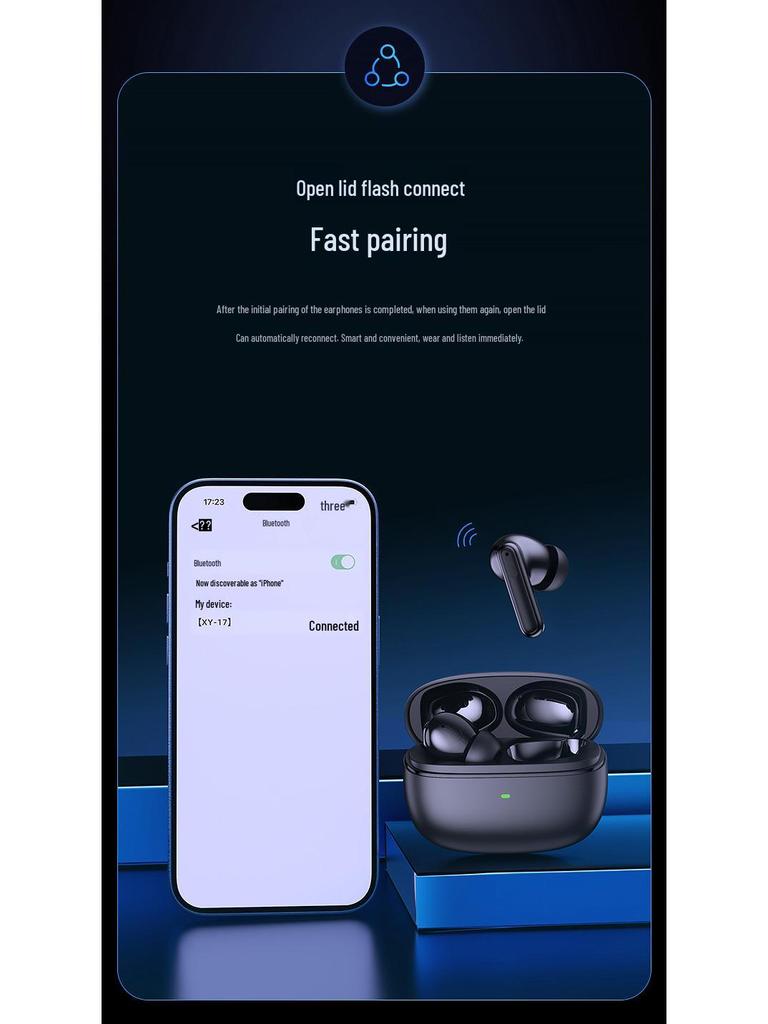 XY17 TWS Sports ANC Wireless Earbuds with Long Battery Life