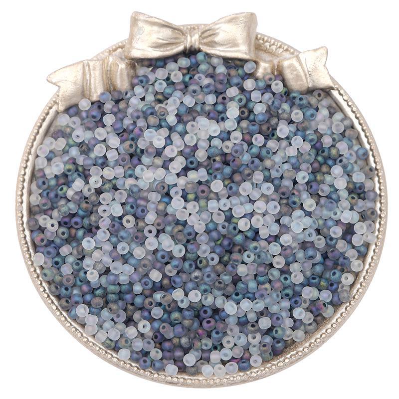 

Изготовленные вручную высококачественные стеклянные матовые рисовые бусины для создания украшений из бисера своими руками. 2mm, 10g/pack, about 660 pieces серый