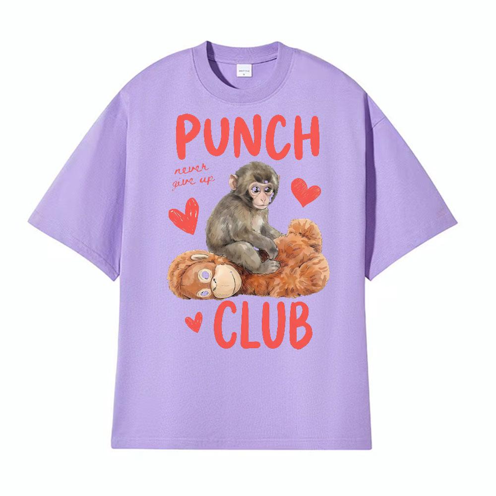 Punch Club Viral Baby Monkey T Shirt Men Women Clothing Summer Vintage Classic ONeck Tshirts Streetwear Short Sleeve Tee Shirt