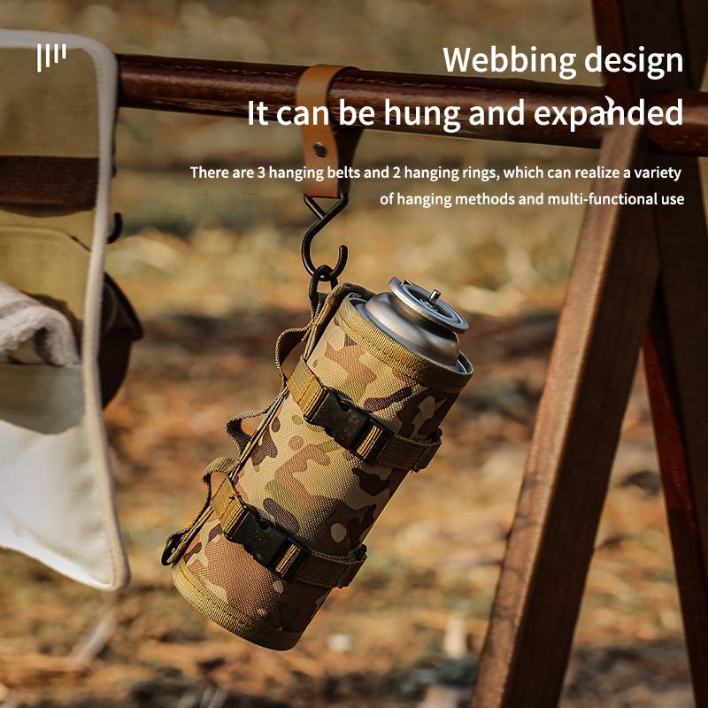 Gas Can Protective Cover Outdoor Gas Tank Case Outdoor Tactical Fuel Cylinder Sleeve Camping Anti-Fall Gas Can Protective Covers