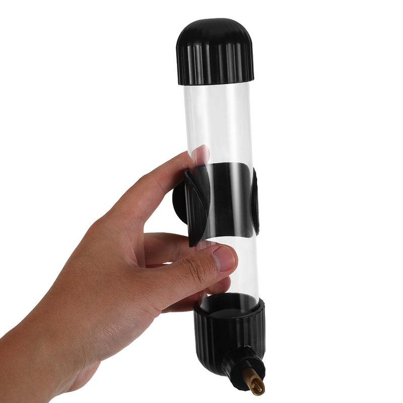 Automatic Bird Water Dispenser Large Clear Bottle Hanging Cage Design Parakeet Parrot Water Feeder Drinkers Parakeet Dispenser