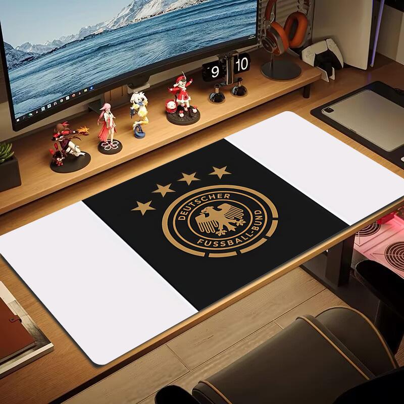 Germany National Football Team Print Cushion Non-slip Laptop Tablet Big Mousepad XXL Mat Mini PC Playmat With Lock Edge