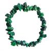 Elastic Bracelet with Malachite Chips Pearls - 50mm