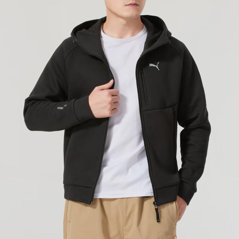 Puma Módní Pohodlná Teplá Volná Bunda Pánské Bundy Černá 631833-01