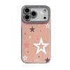 White Stars 2-in-1 Lens Film for iPhone 17 Pro Max/16 Pro/11/15 - Korean Japanese Style, Full Coverage