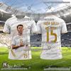 2026 Arda Güler Football Fan Jersey Summer Quick Dry Soccer Shirt 3D Print Sportswear Casual Training Tee Kids Adult Men Women