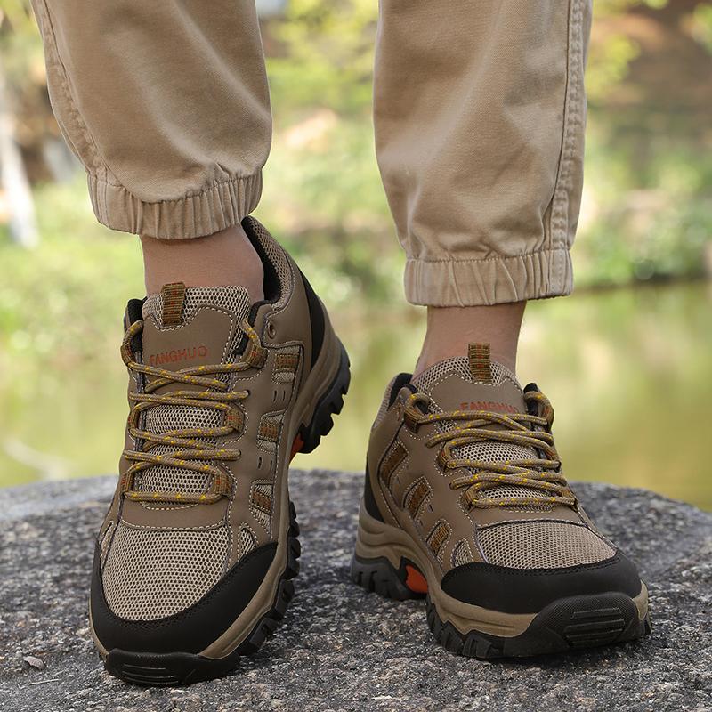 Men Sports Shoes NonSlip New WearResistant Outdoor Non Slip Hiking Men, Wear Resistant Shock Absorbing Mountain Climbing Cross Country