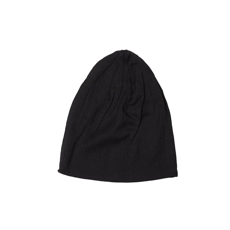 

[Nakota] EdgeCity edge city Cool Max Rib Watch cool max rib watch cap knit hat hat big size M size black (97)