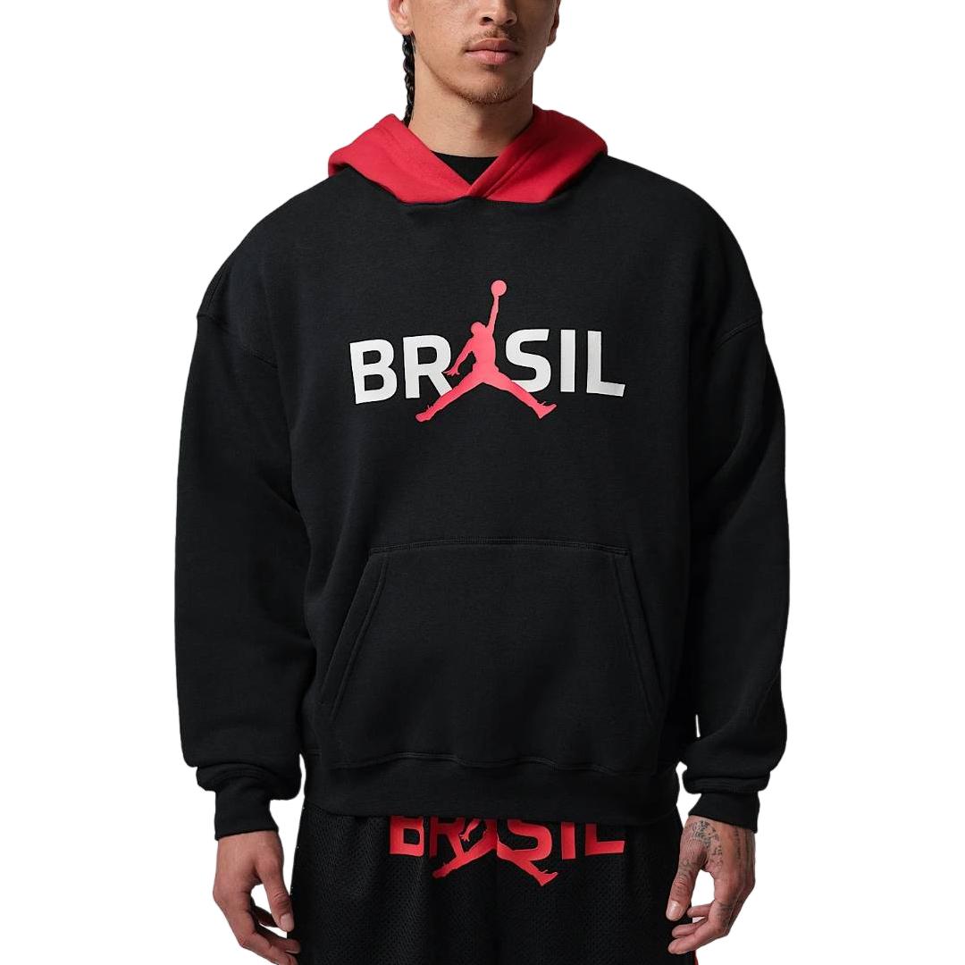 Jordan Brooklyn Fleece Color Blocked Hooded Long Sleeve Sweatshirt Men sweatshirt IF3899-010 XL