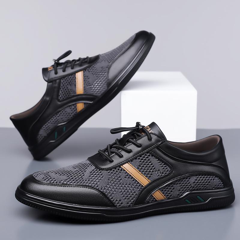 Fashion Fashion Men's Casual Shoes Versatile Sports Shoes Breathable Skateboard Footwear Outdoor Walking Training Tennis Shoes Sneakers