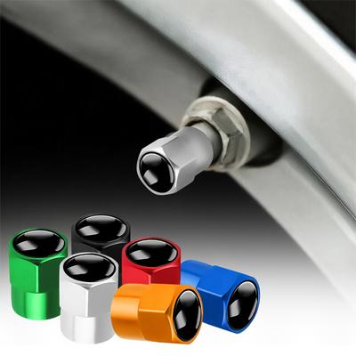 Aluminum Alloy Car Tire Valve Caps Airdust Waterproof Tyre Rim Stem Cover