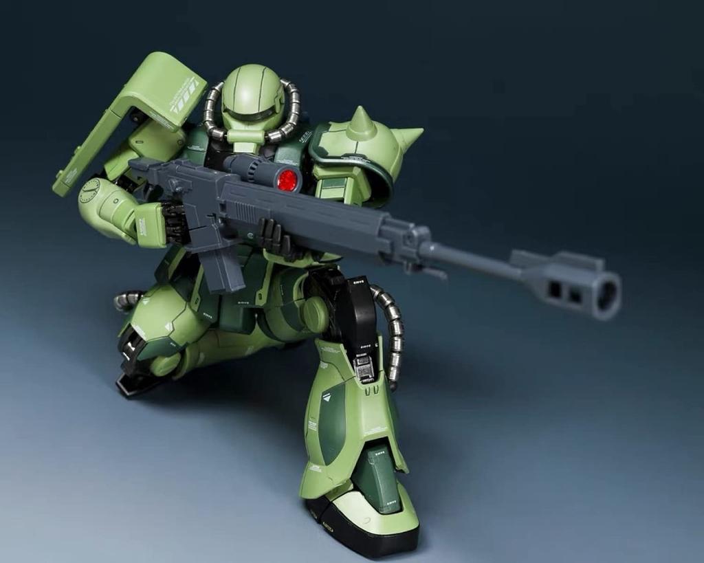 MG THE ORIGIN Zaku II MS Rifle 1/100 Anti-Ship ASR-78 [Used]