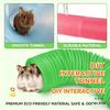 Flexible Retractable Hamster Tunnel, Corrugated Plastic Tube Toy, Bendable Hideout for Small Pets, Cage Accessories