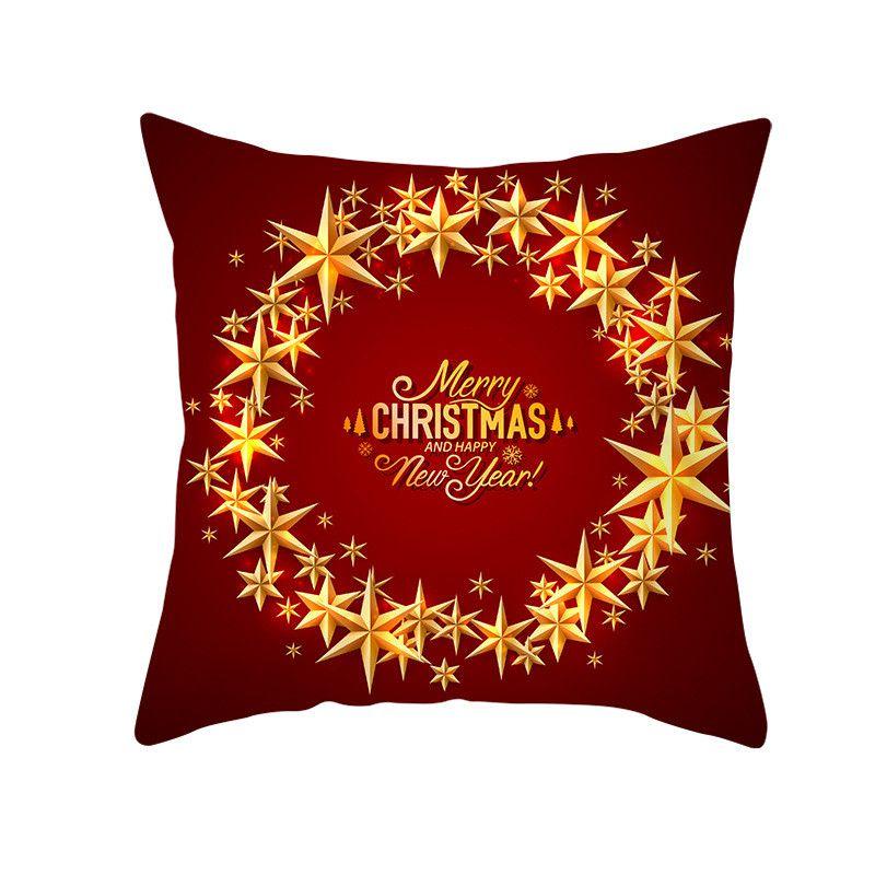 

Luxurious Peach Skin Velvet Cushion Cover Featuring Santa Claus For Holiday Cheer Circle