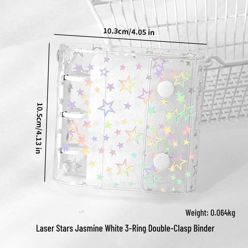 M5 Transparent PVC Binder Cover for A6/A7 Photocards & Stickers