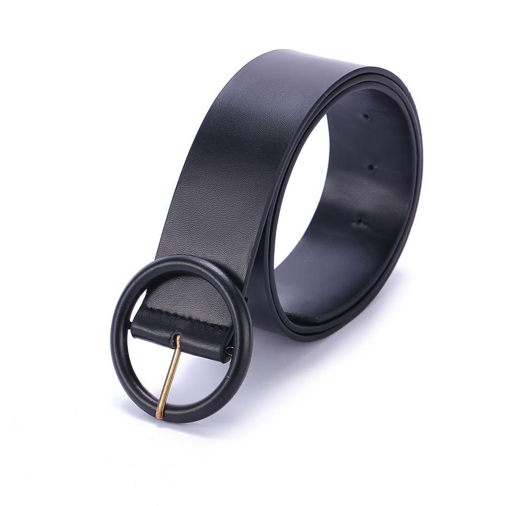 Casual Metal Buckle Student Trousers Belt Women's Belt E-commerce Simple Ins Style Automatic Buckle Belt