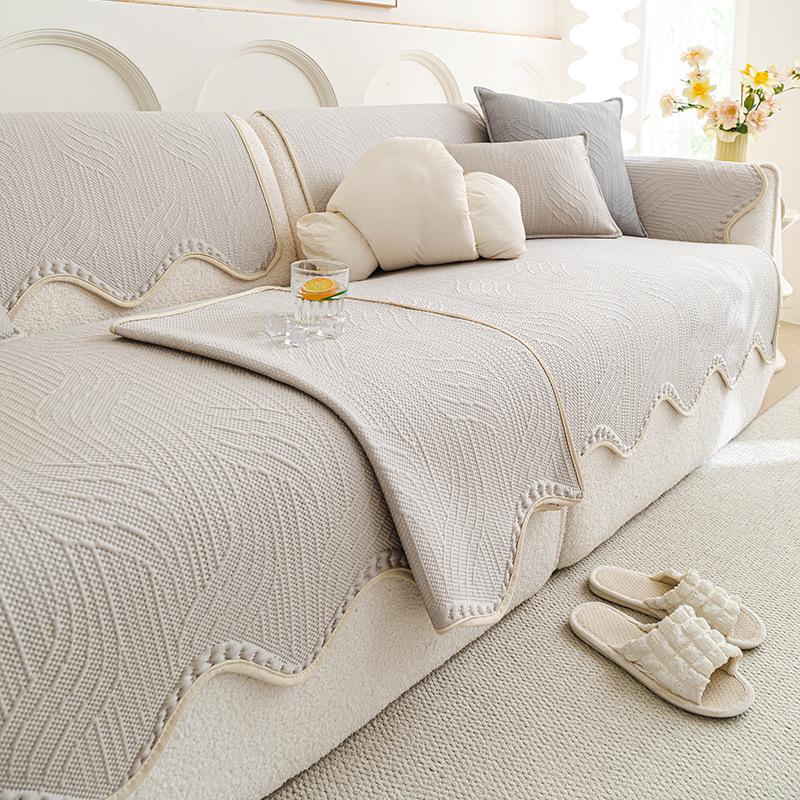 Summer New Cool One-Piece Combination Sofa Universal Simple Light Luxury Sofa Cushion Cover Cloth