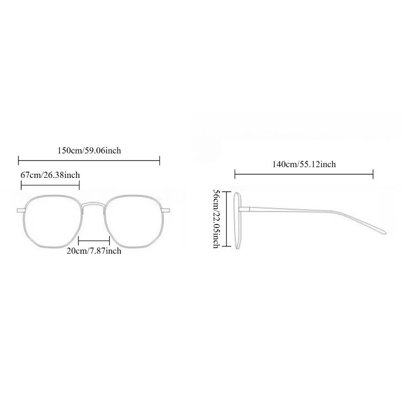 Large Frame Cat Eye Women's Fashion Sunglasses Simple Transparent Lenses Suitable for Shopping and Vacation Accessories