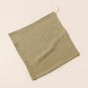 Baby Soft Cotton Muslin Handkerchief with Lanyard