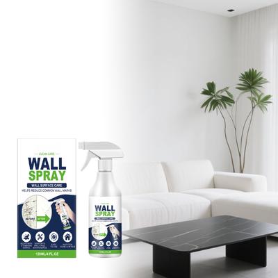 Wandflächenreiniger Spray zum Entfernen von Wachsmalstift Bleistift Fett Schmutz und Kratzern Mehrzweck Wandfleckenentferner mit praktischer Sprühformel 120ml