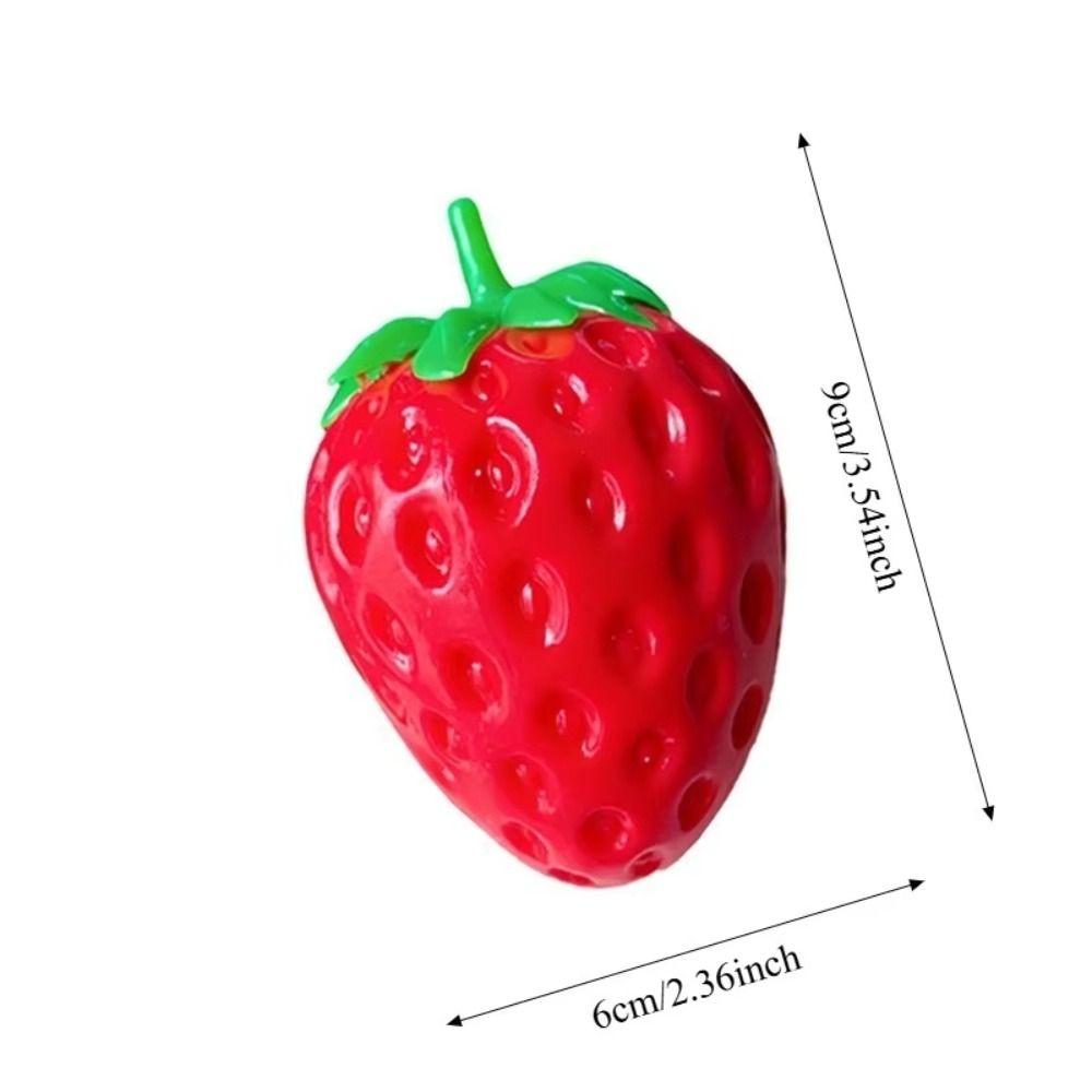 Finger Relax Strawberry Squishy Building Blocks Blocks Filled Squishy Crunchy Squishy Adult Kids