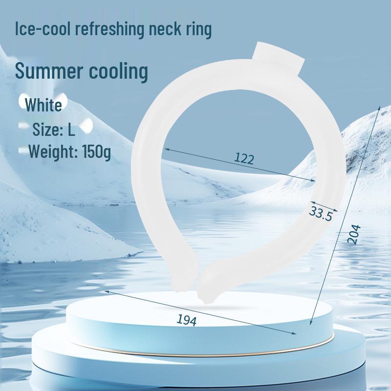 Cooling Neck Ice Ring for Summer Heatstroke Prevention - Outdoor Ice Cool Necklace