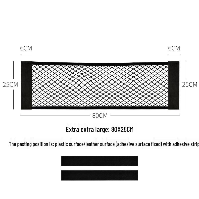 Car Velcro Trunk Storage Net Pocket