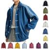 Herren- und Damen-Retro-Jacke mit Stehkragen und chinesischen Knotenknöpfen