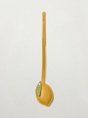 SATUR Citron Synthetic Leather Keyring_Yellow