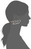 DIESEL Unisex Earrings Hoop DX1364 (Diesel)