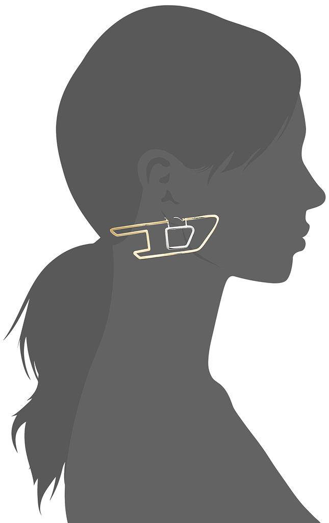 DIESEL Unisex Earrings Hoop DX1364 (Diesel)