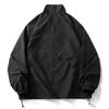 Men's Half Zip Lightweight Windbreaker Jacket – Breathable Mesh Stand Collar Casual Pullover for Outdoor & Daily Wear