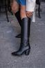 Women Modern Stylish Fashion Boots Boots Genuine Leather Yonna Black Genuine Leather Boots