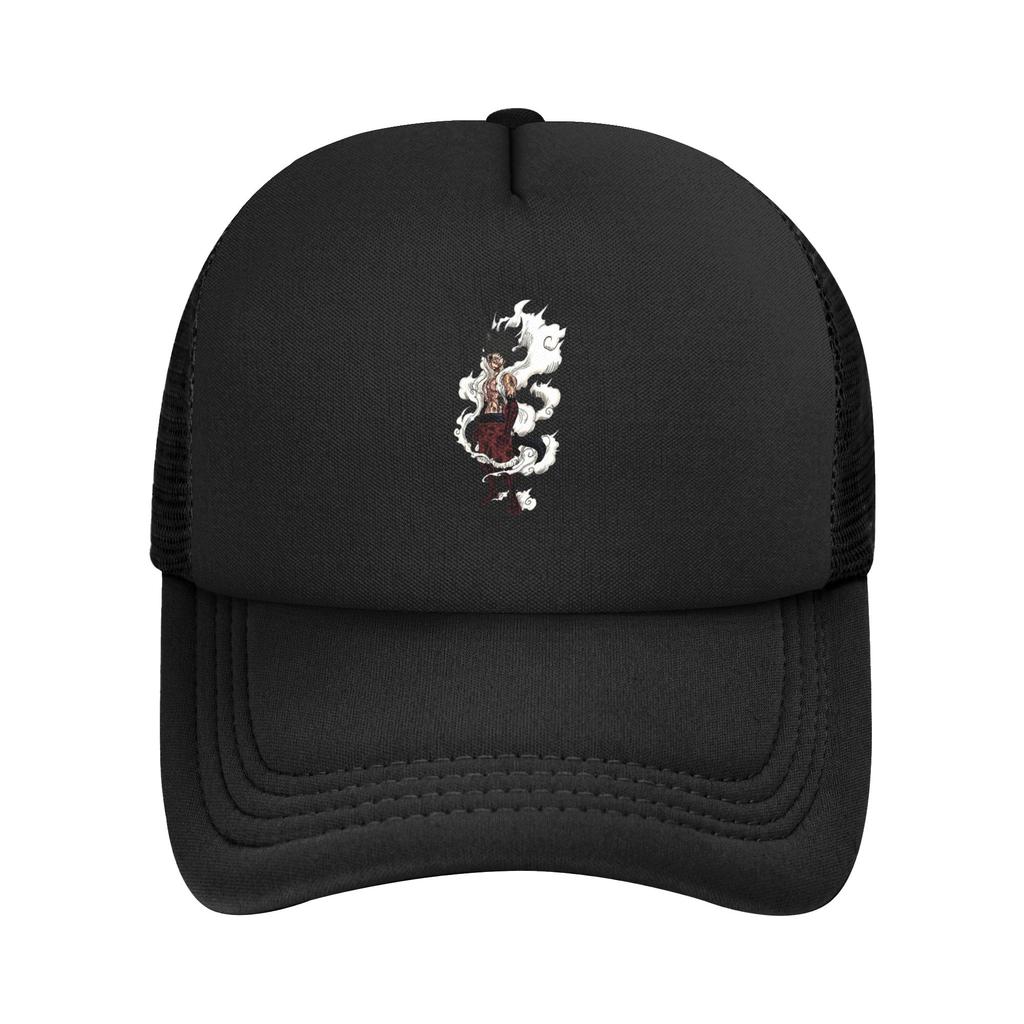 Mihawk Onepieces Flag Trucker Hat Unisex Sport Mesh Baseball Cap Polyester Adjustable Sports Cap