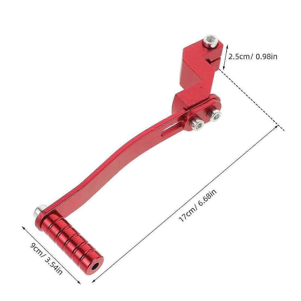 Aluminum Alloy Red Motorcycle Gear Shift Lever for Precise Gear Changing