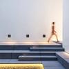 Smart Motion Sensor LED Stair Footlight  Indoor Outdoor Stair Wall Lamp Recessed LED Step Light Staircase Bedroom Decoration