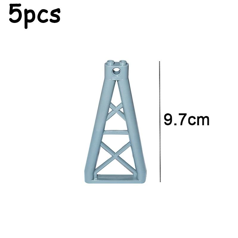 Non-Toxic Support 1X6X10 Girder Triangular Building Blocksmoc Parts Assemble Particles Diy Bricks Compatible With 64449 Toys For Children