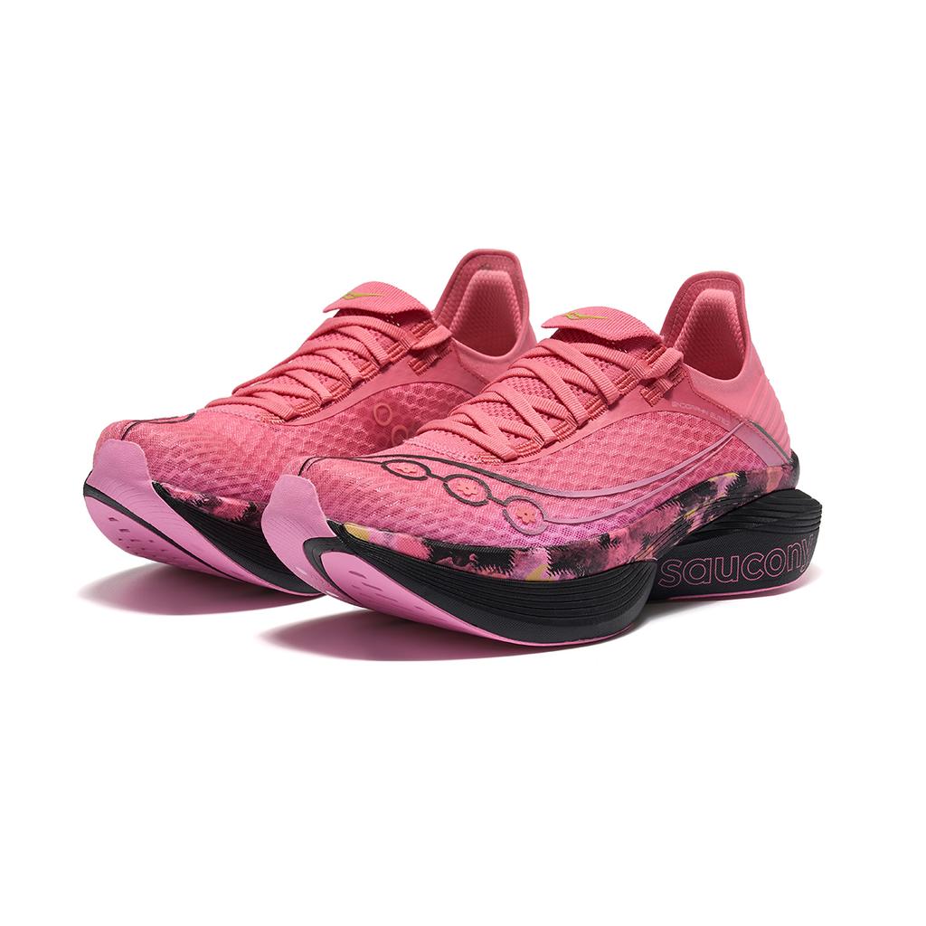 SAUCONY Endorphin Elite 2 Wuxi Cherry Blossom Limited Edition Fashion Comfortable Breathable Supportive Rebound Low-Top Running Shoes S30994-800