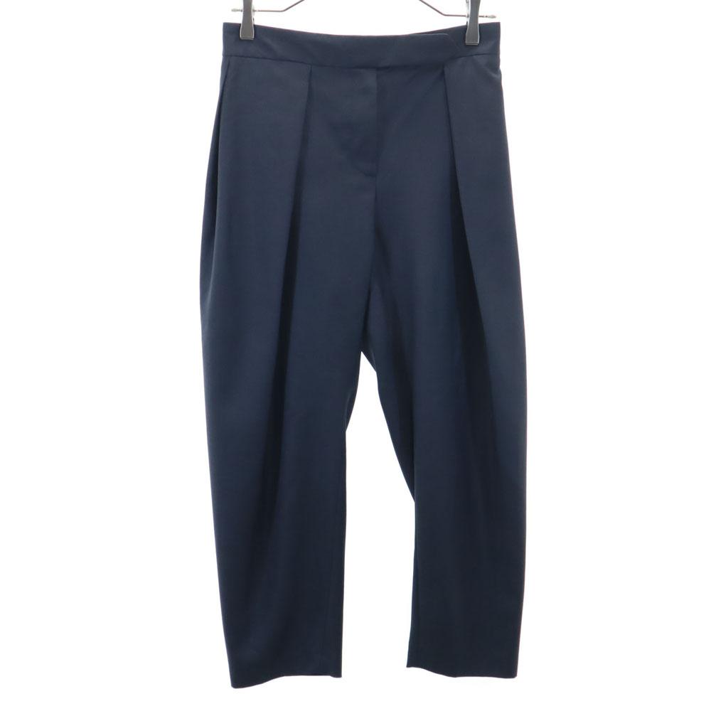 Maison Kitsune Slacks Pants 36 Navy Tapered Women Used