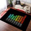 1pc  Non-Slip Machine Washable Polyester Door Mat Rug Tapestry for Hallway Aisle Living Room Bedroom Foyer Outdoor Patio Garden Courtyard