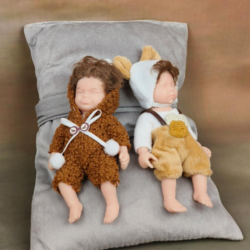 Micro Preemie Full Body Silicone Baby Doll Girl & Boy Lifelike Reborn Doll Surprice Children Anti-Stress