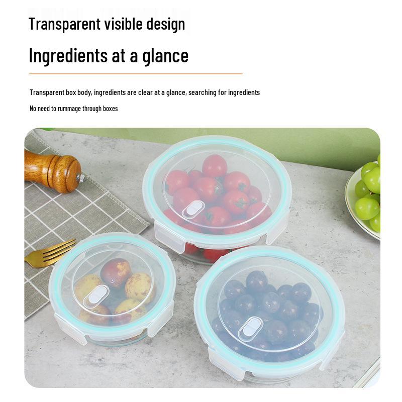 Høytemperaturbestandig glass Airfryer-bolle for baking og borddekking