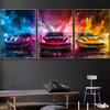 Cross-Border Sports Car Mural: Decorative Painting for Living Room & Bedroom (Buy One Get Three)