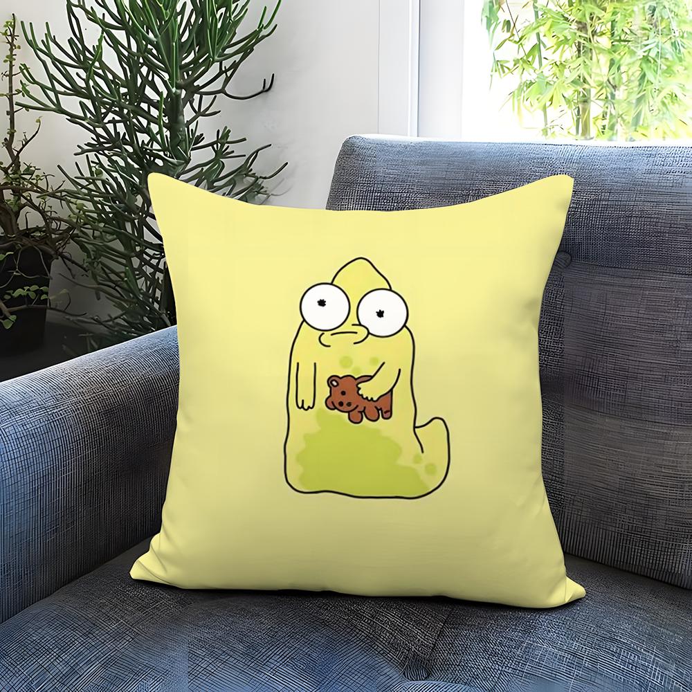 Anime Solar O-Opposites Cushion Cover Comfortable Reversible Pillow Cover Ideal for Car Sofa Bedroom & Beyond