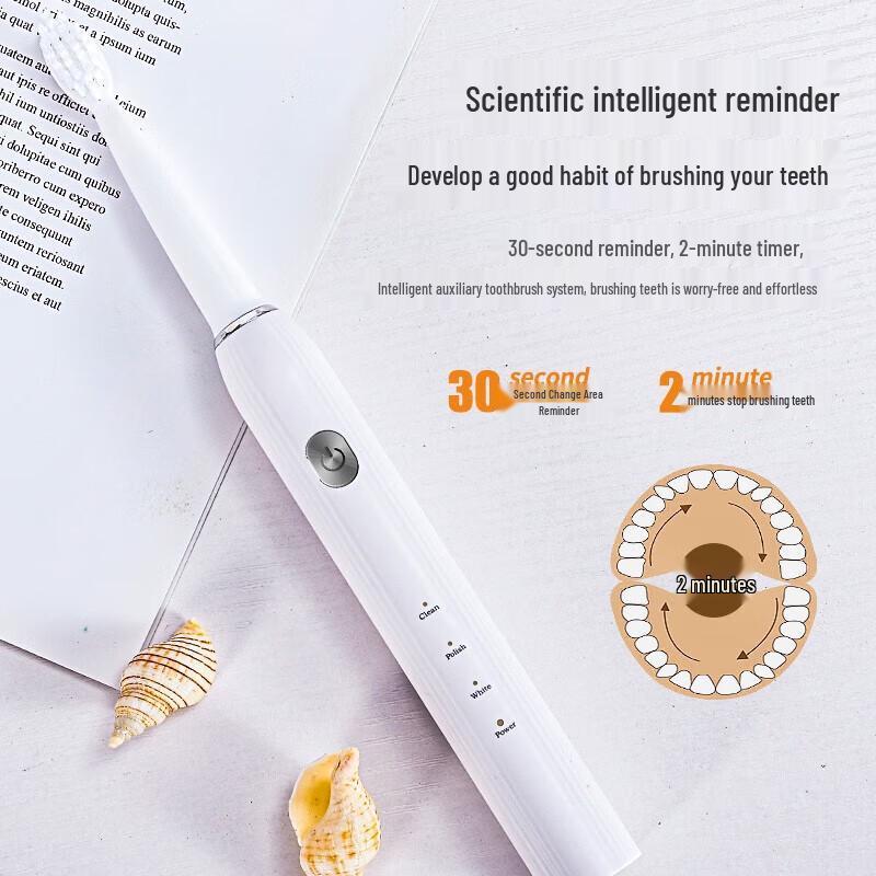 MINEJONI A5 Sonic Electric Toothbrush CN Plug (adapter Included)