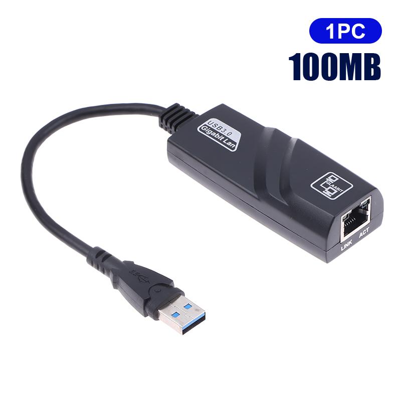 USB 3.0 na RJ45 síťový adaptér RTL8153 LAN Ethernet adaptér 100/1000Mbps Síťová karta pro Macbook Laptop Win10/11