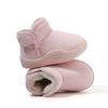 Thickened Non-Slip Children's Winter Boots with Soft Sole & Velcro Closure for Infants & Toddlers - Warm, Short Style for Boys & Girls