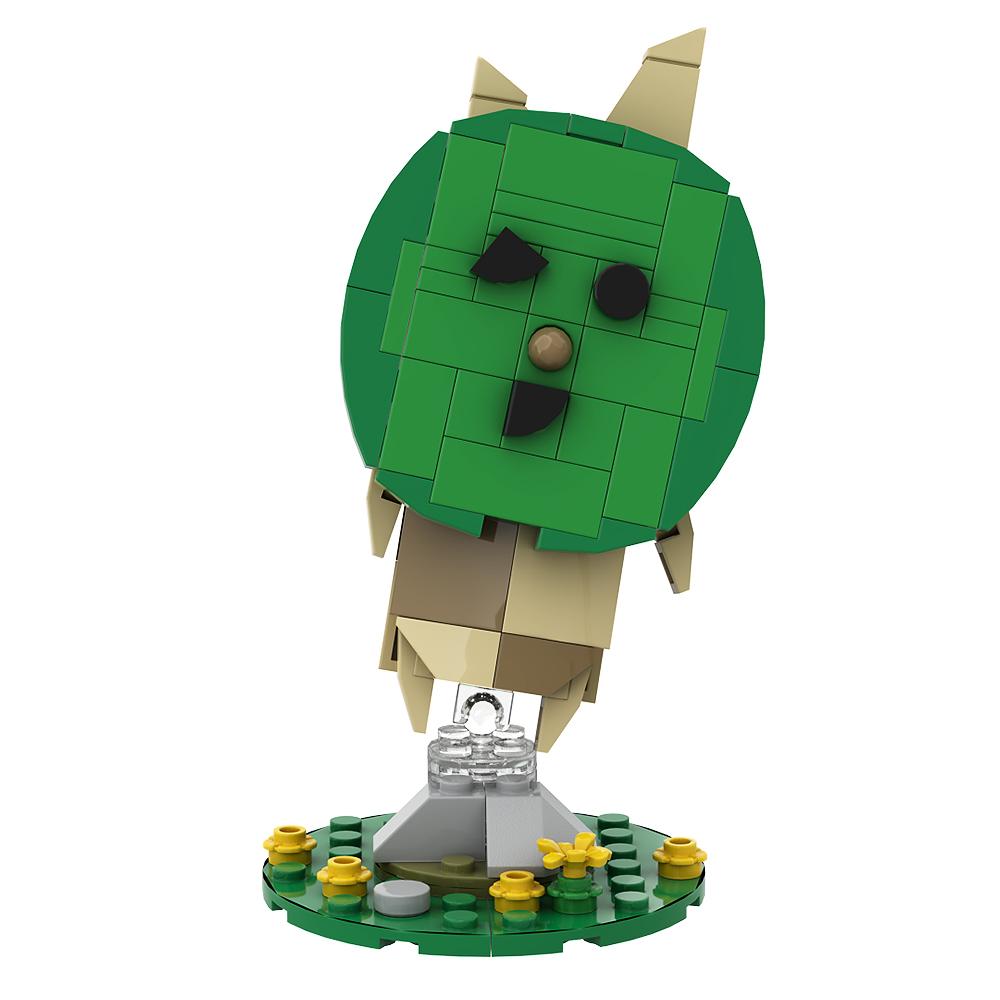 Gobricks Moc Zeldaed Yahaha Korok Brickheadz Model Bricks Zeldaed Game Figures Building Blocks Set Ruins Guardian Toys For Gift