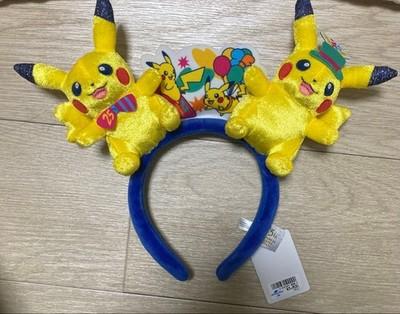 

USJ 25th Anniversary Pokemon Pikachu Plush Headband Ear Ears Accessory